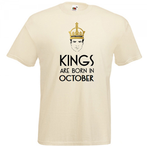 Tricou personalizat Kings are born in
