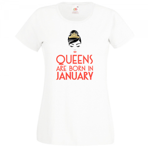 Tricou personalizat Queens are born in