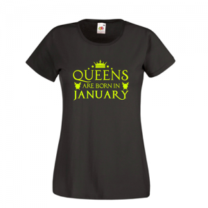 Tricou personalizat Queens are born in